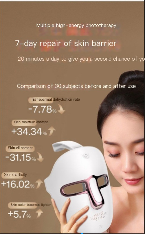 GlowVault 7-Color LED Light Therapy Face Mask